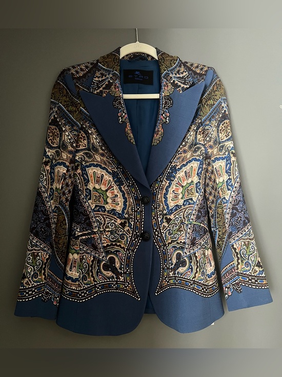 Etro Jackets & Blazers - Etro Authentic Printed Wool Blazer